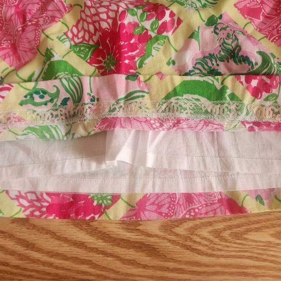 EUC Vintage Lilly Pulitzer Jubilee Collection Bam Patch Kyle Shift Dress Size 8 - Picture 7 of 10